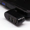 USB3.0 Hub Adapter Rotate High Speed U Disk Reader Splitter 3-Port (Black)