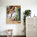 Full Embroidery Stamped Horse Dog DIY 11CT Eco-Cotton Thread Cross Stitch Kit