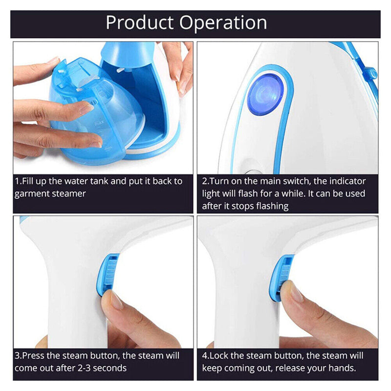 #A Handheld Garment Steamer 1500W Steam Iron Home Flat Hanging Ironing Machine