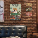 Cart Dog Retro Metal Plate Tin Sign Plaque Poster for Bar Club Cafe (1)