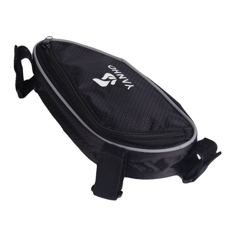 Black Bike Bike Accessories Front Tube Frame Bag For Bicycle Tasc