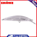 ABS Transparent Unpainted Fishing Lures 24g Hard Baits Wobblers Assemable DIY