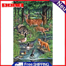 5D DIY Diamond Painting River Animal Full Drill Rhinestone Mosaic Art Picture