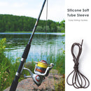 1m DIY Silicone Soft Rigs Tube Sleeve for Carp Fishing Tackles (Brown)