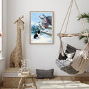 Snow Donkey Oil Paint By Numbers Kits Canvas Picture DIY Wall Art Craft Decor