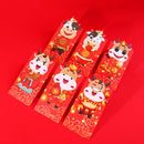 Coated Paper Red Envelope Hongbao Money Packet for Best Wishes/Good Luck Kit
