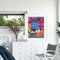 Letter Flowers Canvas Paint By Numbers Oil Hand Painted Home Decor (S228)