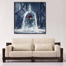 Red Rose 5D Diamond DIY Painting Kit Home Decor Craft 30 X 30cm