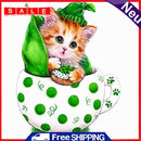 DIY Diamond Painting Part Special Shaped Drill Cat in Cup Rhinestone Modern Art