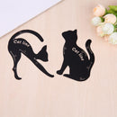 Prettygood7 Pro 2 Piece/Set Cat Eyeliner Stencil Makeup Eyebrows Models S