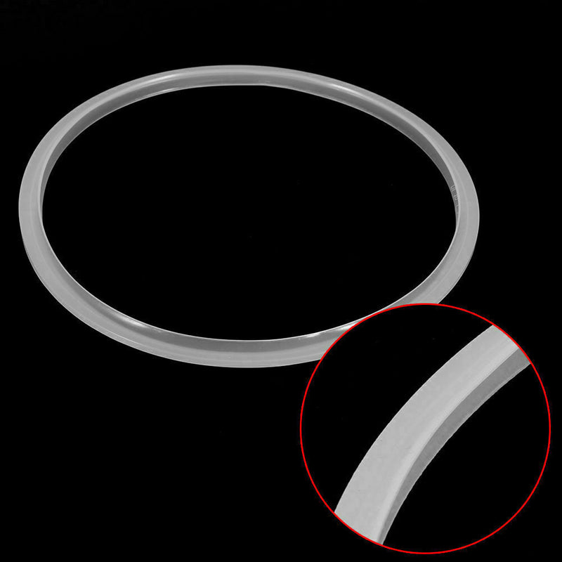 22cm Silicone Rubber Replacement Clear Gasket Home Ring Pressur N9G2 Cooker H3Z8