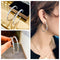 Zircon Big Circle Drop Dangle Stud Crystal Round Hoop Earrings Round Shape