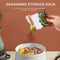 Seasoning Rack - Wall Mounted Multifunctional Seasoning Sealing Organizer C