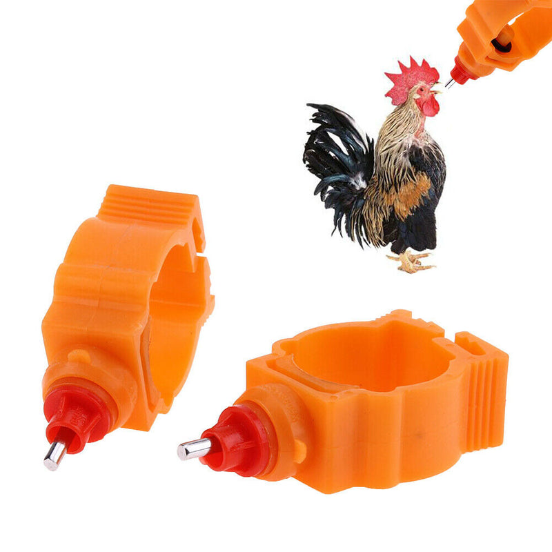 10Pcs/lots of chicken nipples drinking feeder automatic poultry spring water chest