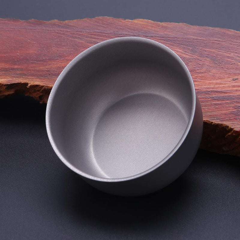 Mini Lightweight Titanium Tea Coffee Wine Cup for Outdoor Camping Hiking