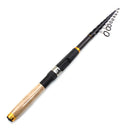 Ultra Short Telescopic Mini Spinning Fishing Rod Carbon Fiber Pole (3.6m)