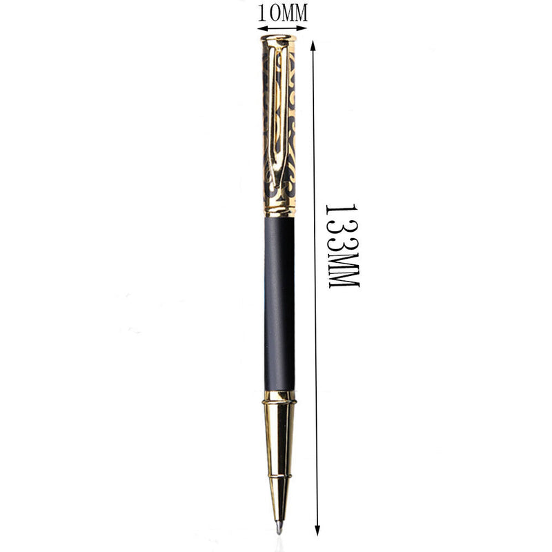Writing Supplies Ballpoint Pen Black Ink Signature Metal Rollerball Pen