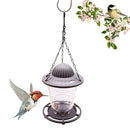 Hummingbird Feeder Foldable Hanging Bird Feeder Tray Garden Decor (Grey)