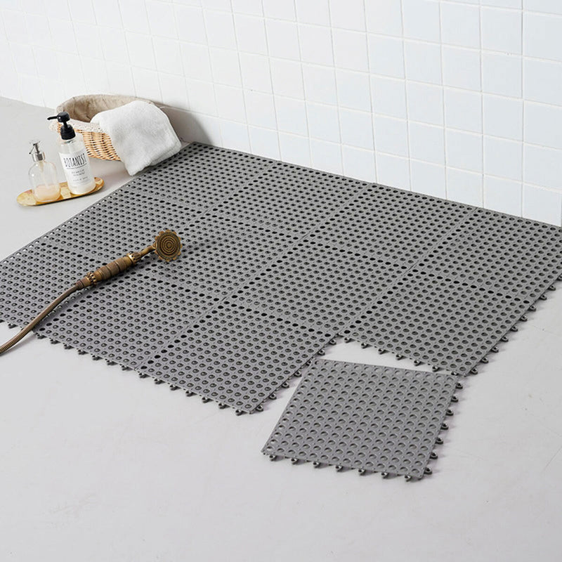 #A No-Slip Splicing Bathroom Mat PVC Safe Waterproof Bathtub Pad with Suction Cu