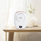 Digital Silent Cooling Fan Leafless Travel Personal Wearable Fans (White)