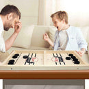 Fun Family Fast Sling Puck Game Wooden Board Table Game Toys Hockey Party M7Y4