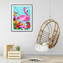 Diamond Painting Flamingo Full Round Drill Picture of Rhinestone DIY Drawing