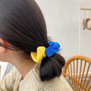 Korean Kid Female Scrunchies Fabric Hairband Elastic Hair Rope for Hair Styling