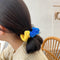 Korean Kid Female Scrunchies Fabric Hairband Elastic Hair Rope for Hair Styling
