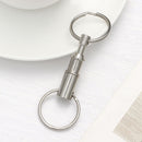 Disassemble Double Ring Key Ring Separate Child-mother Buckle Keychain