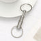Disassemble Double Ring Key Ring Separate Child-mother Buckle Keychain