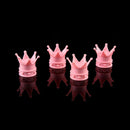Valve Dust Covers Car Tire Air Valve Stem Caps Auto Dustproof Caps Crown Shape