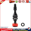 MUQZI Alloy Tubeless Road Bicycle Presta Valve Stem with Cap (40mm Black) Newly
