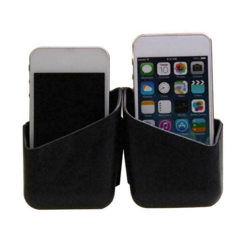 2PC Universal Car Auto Accessories Phone Organizer Bag Boxes Holder Storage J5A5