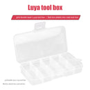 Double Layer Plastic Bait Lure Sorting Box Fishing Tackle Accessory Organiz