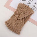Wrap Knitted Headband Hair Accessories Ear Warmer Headband Cross Knot Hairband