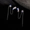 Water Flower Chain Pendant Ear Clip Tassel Earring Stud Earring Ear Bone