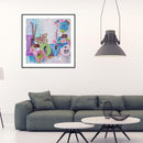 5D DIY Special Shaped Diamond Painting Love Cross Stitch Kit Home Bedroom Decor