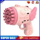 Semi-Automatic Bubble Making Toys Electric Soap Bubble Machine (A Pink)