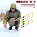5pcs Portable Mini Winter Ice Fishing Rod Top Tip Outdoor Fishing Pole Extension