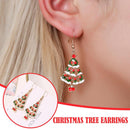 Xmas Earrings, Christmas Tree, Novelty Dangle Drop Santa Tree Women Earstud Gif`