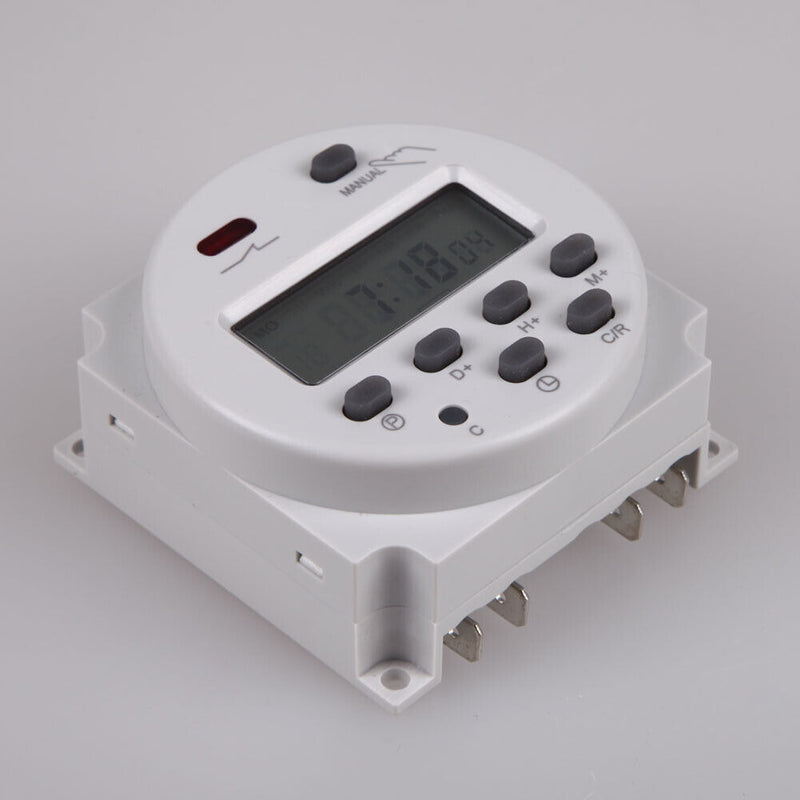 DC 12V 16A Digital LCD Power Programmable Timer Time Switch Relay 16A