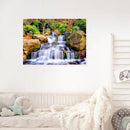 Kyoto Garden Flowing Water Oil Paint By Numbers Kit Frameless Drawing Picture