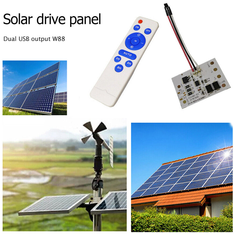 3.2V 3.7V Solar Charging LED Ceiling Light Circuit Board Controller with Remote
