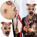 HORROR Weinendes SCHWEIN MASKE LATEX Kostüm NEUE Halloween-Horror-Requisiten.