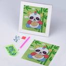 DIY Diamond Painting Full Round Crystal Drill Animal Decor for Kids (DX059)