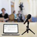 Adjustable Capacitive Microphone Stand Foldable Tripod MIC Holder w/Clip Newly