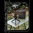 Swante Outdoor Tripod Camping Light Stand Mobile Phone Bracket (Army Green)