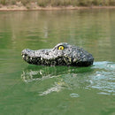 Simulation RC Boat Waterproof 2.4GHz High Speed Alligator Head Boats Prank Toys