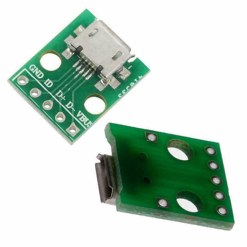 2020 USB Micro Female Socket Breakout Board 2.54mm Adapter Connector Hot?? O1B1
