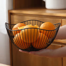 Simple Modern Iron Fruit Basket Creative Snacks Bread Storage Drain Basket Newly